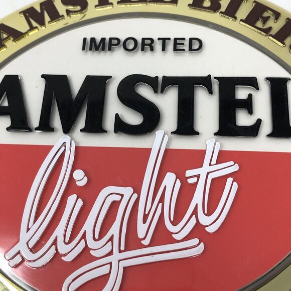 Imported Amstel Light Beer Sign Amstel Bier Breweries Holland Van Munching & Co. - Picture 4 of 9